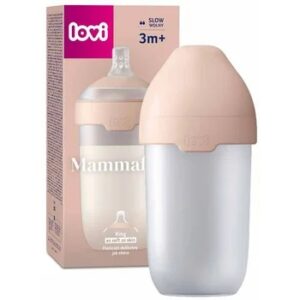 Lovi Biberon Mammafeel 250ml cu tetina dinamica