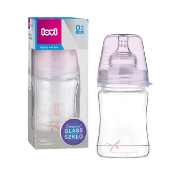 Lovi Biberon Sticla Diamond Glass Baby Shower – 150ml