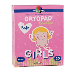 MASTER-AID Ocluzor copii ORTOPAD SOFT Girls 76x54 mm x20buc