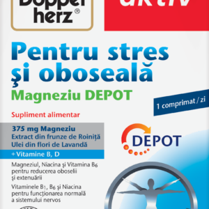 Magneziu Depot Aktiv pentru stres si oboseala