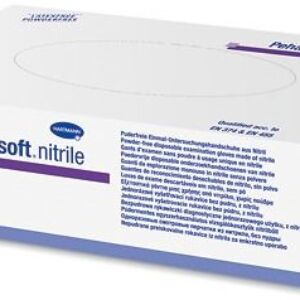 Manusi de examinare albastre din nitril Peha Soft marimea M