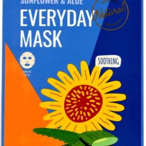 Masca de fata calmanta cu floarea soarelui si aloe Everyday