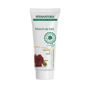 Masca de fata cu argila activa si trandafir