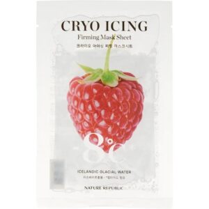 Masca de fata pentru fermitate cu extract de zmeura efect anti-aging si tonifiere intensa Cryo Icing