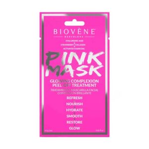 Masca de fata roz pentru stralucire peel-off Pink Mask
