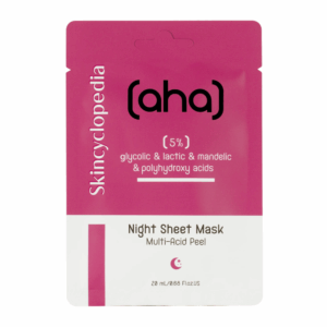 Masca de fata tip servetel cu 5% acid AHA si PHA