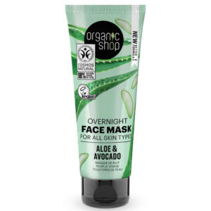 Masca de noapte pentru fata cu aloe si avocado