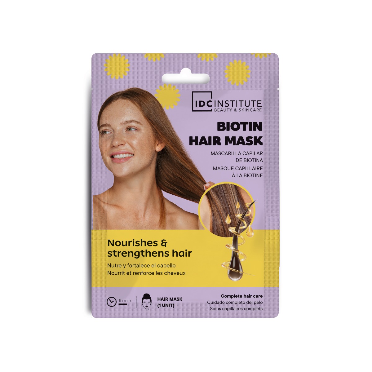 Masca de par cu biotina