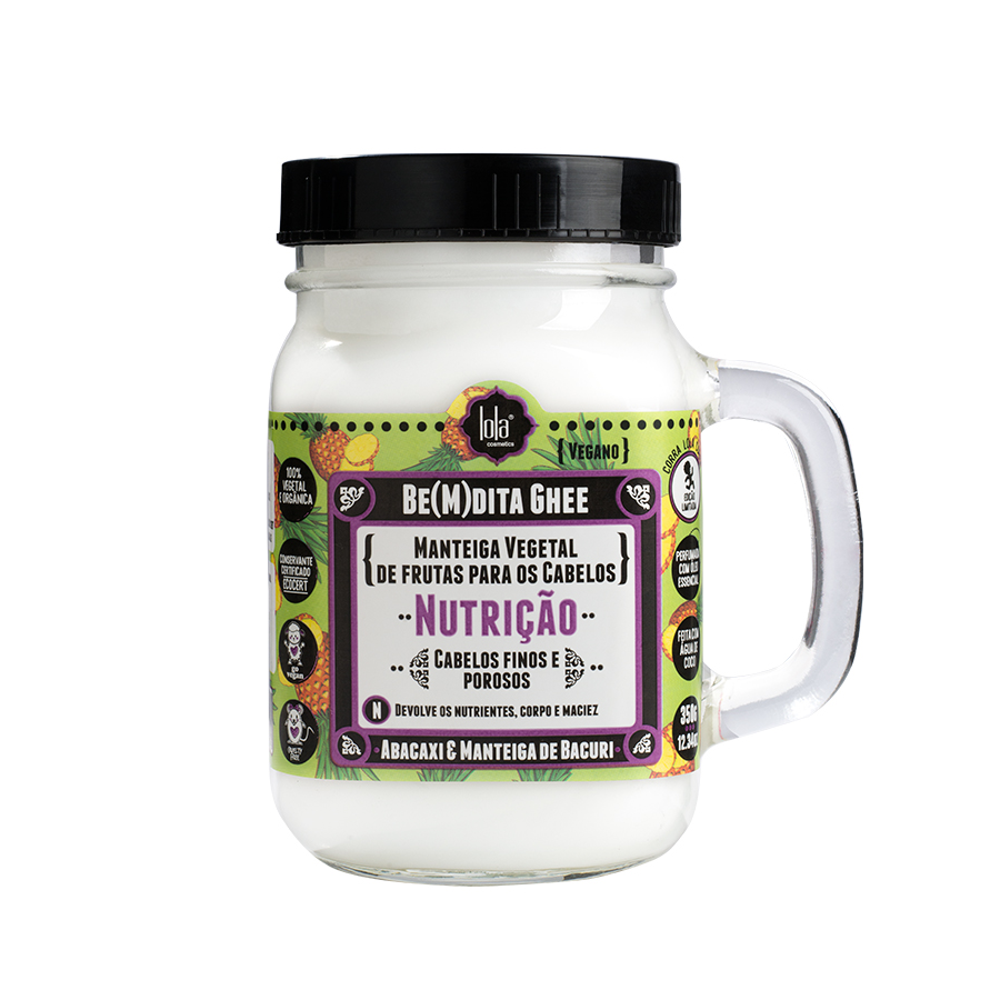 Masca de par intens hidratanta cu ananas si unt de bacuri Bemdita Ghee
