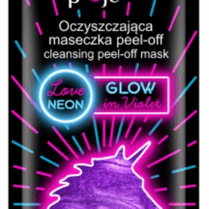 Masca exfolianta de curatare neon Unicorn Glow in Violet