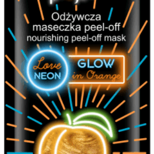 Masca exfolianta nutritiva neon cu piersica Glow in Orange