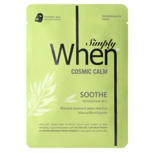 Masca faciala cu ulei din arbore de ceai pentru ten sensibil Cosmic Calm