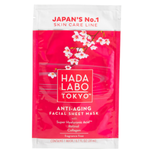 Masca faciala servetel anti-imbatranire cu Super Acid Hyaluronic