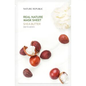 Masca hidratanta antirid cu unt de shea Real Nature