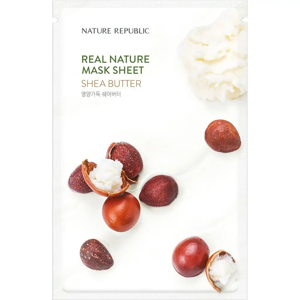 Masca hidratanta antirid cu unt de shea Real Nature