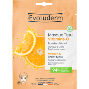 Masca iluminatoare cu Vitamina C