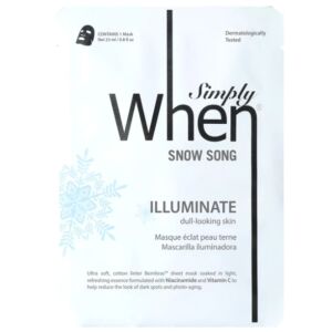 Masca iluminatoare cu vitamina C si niacinamida Snow Song