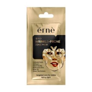 Masca pentru zonele predispuse la riduri cu particule de aur