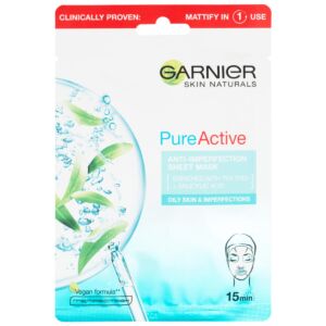 Masca servetel anti-imperfectiuni si hidratare Skin Naturals Pure Active