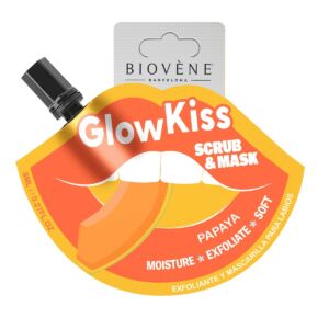Masca si scrub pentru buze cu papaya Glow Kiss