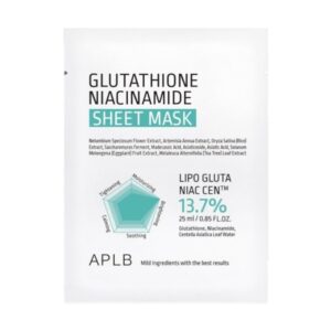 Masca tip servetel cu Glutathione si Niacinamide