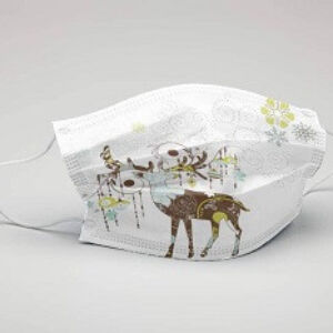 Masti igienice pentru uz civil -Ren de Craciun x10buc