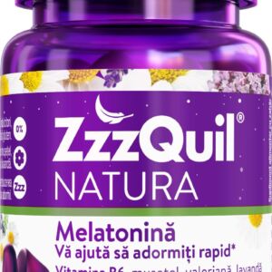 Melatonina Vitamina B6 Valeriana si Lavanda Natura