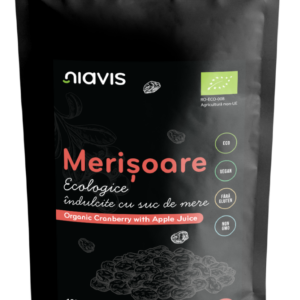 Merisoare ecologice indulcite cu suc de mere