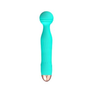 Mini vibrator cu 7 moduri de vibratie turcoaz