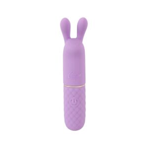 Mini vibrator iepuras cu 10 moduri de vibratie mov
