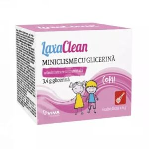 Miniclisme cu glicerina pentru copii LaxaClean