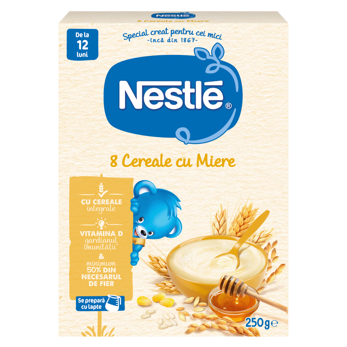 Mix 8 Cereale cu miere de la 12 luni