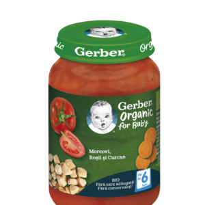 Morcovi cu rosii si curcan +6 luni