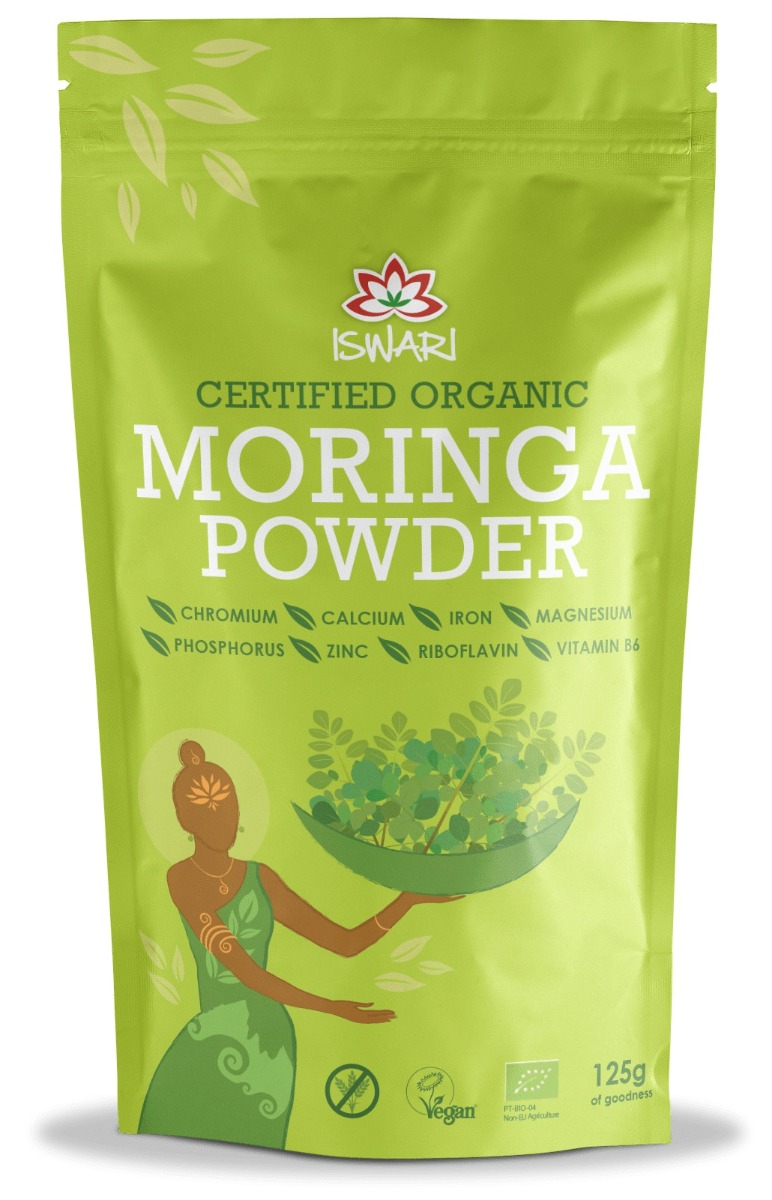 Moringa bio sub forma de pulbere