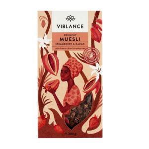 Muesli crocant capsuni si cacao fara gluten