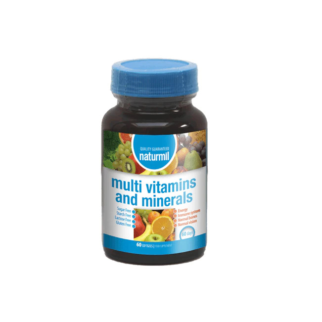 Multi Vitamins and Minerals 60 capsule Naturmil