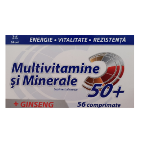 Multivitamine si Minerale cu Ginseng 50+