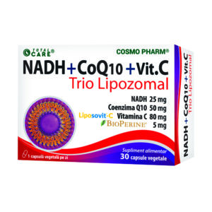 NADH + CoQ10 + Vitamina C Trio Lipozomal
