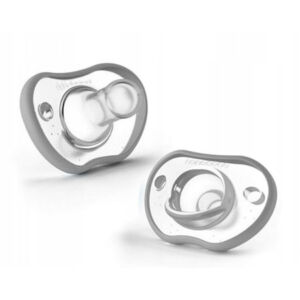 NANOBEBE Suzete din silicon flexibile 3luni+ x 2buc