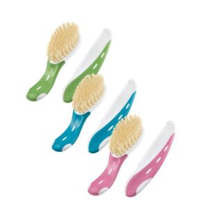 NUK Set Perie si pieptan pentru bebelusi