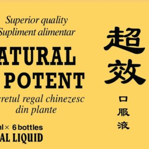 Natural Potent 6 fiole x 10ml