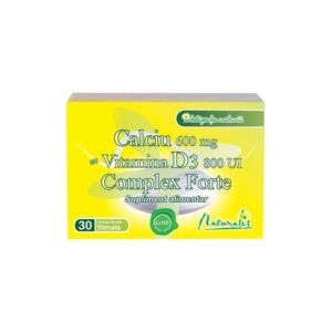 Naturalis Calciu cu Vitamina D3 Complex Forte