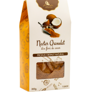 Nectar granulat din flori de cocos