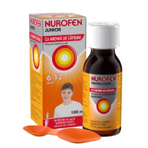 Nurofen Junior 200mg/5ml aroma capsuni 100 ml