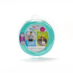 Olita portabila pliabila 2 in 1 15+ luni Turquoise + Verde