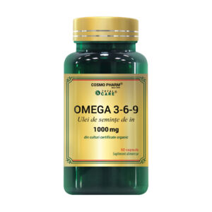 Omega 3-6-9 Ulei seminte de in 1000mg