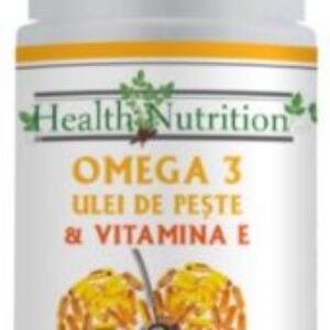 Omega 3 ulei de peste 500mg + Vitamina E 5mg