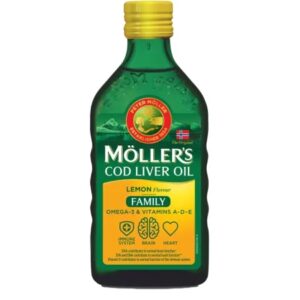Omega 3 ulei ficat de cod cu aroma de lamaie Family