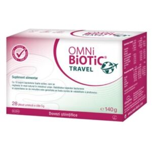 Omni Biotic Travel probiotice pentru calatorii fara griji