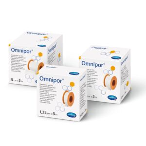 Omnipor plasturi pe suport hartie 2.5cm x 5m